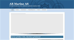 Desktop Screenshot of abmarine.no