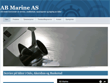 Tablet Screenshot of abmarine.no